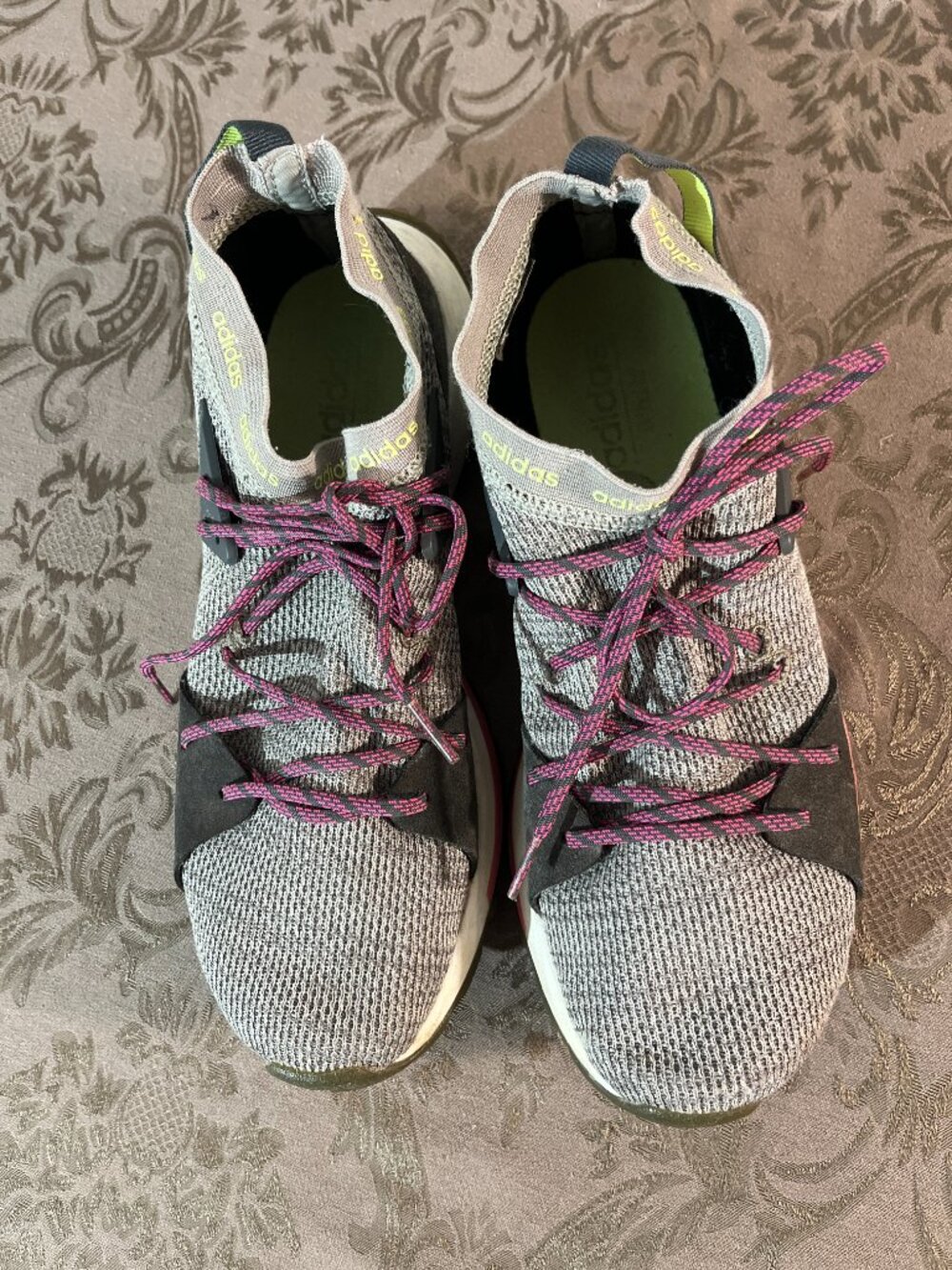 Adidas Women’s Quesa Cloudfoam Running Shoes - Grey - Size 9